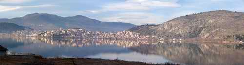 Kastoria city, Orestiada lake