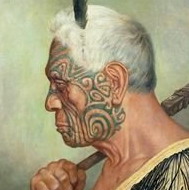 Tetovlt maori fej